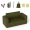 Coast Buitenbank - Opblaasbaar - Draagbaar - Multifunctioneel - 176 x 84 x 81 cm - Groen