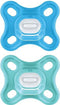 MAM Comfort Fysiologische Fopspeen +0m Blauw Set van 2 + Opbergdoos