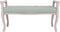 vidaXL - Bankje - 110x45x60 - cm - fluweel - lichtgrijs