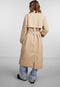 PIECES PCTAYA - Trenchcoat Dames - Lange mouwen - Riem in de taille - Maat XS