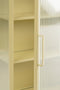 Mica Decorations Clifton Wandkast - L38 x B15 x H74 cm - Metaal - Beige