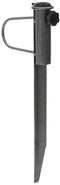 vidaXL - Parasolstandaards - met - pennen - 2 - st - 19x42 - cm - gegalvaniseerd - staal