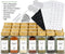 Budu Kruidenpotjes Set - 28 stuks - Glazen potjes met bamboe deksel - Inclusief 160 stickers en accessoires (28 stuks)