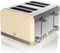 Swan 19020 - Retro Broodrooster - 4-Slot met ontdooifunctie - Creme