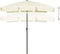 vidaXL - Strandparasol - 200x125 - cm - bordeauxrood