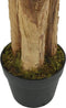 vidaXL - Kunstplant - bananenboom - 9 - bladeren - 120 - cm - groen
