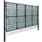vidaXL - Poort - enkel - 300x200 - cm - zwart