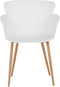 Set van 2 eetkamerstoelen SUMKLEY Wit
