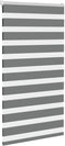 vidaXL - Zebra - rolgordijn - 70x100 - cm - stofbreedte - 65,9 - cm - donkergrijs