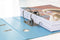 Esselte Colour'Breeze Duurzame Kunststof Ordner - Capaciteit van 500 A4-Vel - Rugbreedte van 72mm - Blauw
