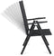 909 Outdoor 909 - Tuinstoelenset - Inklapbaar met zachte bekleding - Zwart (2 stuks)