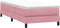 vidaXL - Boxspring - zonder - matras - fluweel - roze - 90x210 - cm
