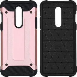 iMoshion Hoesje Geschikt voor OnePlus 8 Hoesje - iMoshion Rugged Xtreme Backcover - Rosé