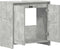 vidaXL - Wastafelkast - 60x33x60 - cm - bewerkt - hout - betongrijs