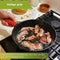 HI NATURE™ Koekenpannen - Gietijzeren Pannenset 3 - Skillet Cast Iron - Pannen Incl Siliconen Handvaten - Hapjespan - Bakpannensets - BBQ & Induct