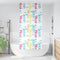vidaXL - Doucherolgordijn - met - cassette - 100x240 - cm - stofbreedte - 96 - cm
