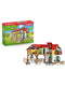 Schleich FARM WORLD - Boerderij met stal en dieren - Set met 2 figuren en 7 dieren