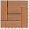 vidaXL - Terrastegels - 11 - stuks - 30 - x - 30 - cm - WPC - 1 - m2 - bruin