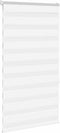 vidaXL - Zebra - rolgordijn - 85x150 - cm - stofbreedte - 80,9 - cm - polyester - wit