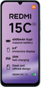 Xiaomi Redmi 15C - Smartphone - 4 GB RAM 256 GB opslag 5G Groen
