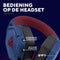 Trust GXT492SM Carus - Gaming Headset - 50mm drivers - Blauw Rood