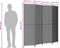 vidaXL - Kamerscherm - 4 - panelen - poly - rattan - beige
