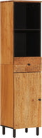 vidaXL - Badkamerwandkast - 38x33x160 - cm - massief - acaciahout