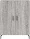 vidaXL - Dressoir - 69,5x34x90 - cm - bewerkt - hout - grijs - sonoma - eikenkleurig