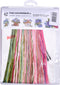 Thea Gouverneur - Borduurpakket met telpatroon - 2047A - Voorgesorteerde DMC Garens - Roze Hortensia - Aida - 44 cm x 39 cm - DIY Kit