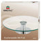 Kinghoff Taartstandaard - 1 Etage - Glas en Staal - Ø30 cm - Model KH4014 - Cake Standaard - Taartplateau - Etagere 1 laag
