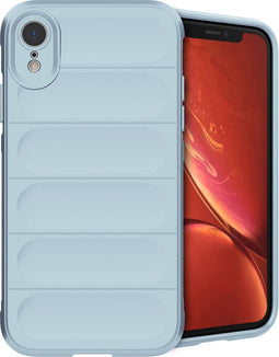iMoshion Hoesje Geschikt voor iPhone Xr Hoesje Siliconen - iMoshion EasyGrip Backcover - Lichtblauw