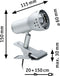 Paulmann Gryps - Klemspot - E14 fitting - Staal geborsteld