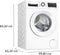 Bosch WGG244ZAFG - Serie 6 - Wasmachine 9 kg 1400 rpm Iron Assist ActiveWater Plus - Wit