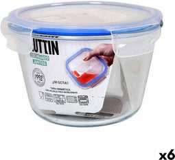 Hermetische Lunchtrommel Quttin Rond 2 L 20 x 20 x 13 cm (6 Stuks)