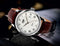 SKMEI Herenhorloge - Polshorloge - Lederen band - 41 mm - Bruin