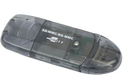 Gembird FD2-SD-1 - Geheugenkaartlezer USB 2.0 - Geschikt voor SD MMC RS-MMC - Zwart