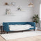 vidaXL - Slaapbank - 90x200 - cm - fluweel - blauw