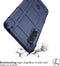 iMoshion Hoesje Geschikt voor Sony Xperia 10 V Hoesje Siliconen - iMoshion Rugged Shield Backcover - Donkerblauw