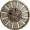 Muurklok DKD Home Decor Versnellingen Gouden Ijzer (72 x 8,5 x 72 cm)