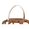 Kaarshouder Home ESPRIT Bruin Zilverkleurig Kristal Mangohout 30 x 30 x 53 cm