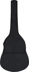 vidaXL Gitaartas - 3/4 klassieke gitaar - stof zwart - 94x35 cm