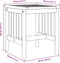 vidaXL - Tuin - Bijzettafel - Bruin - 45x45x50 - cm - Massief - Acaciahout