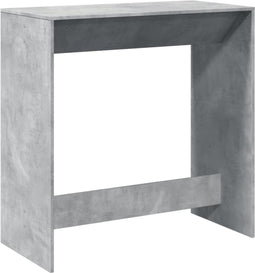 vidaXL - Bartafel - 102x50x103,5 - cm - bewerkt - hout - betongrijs