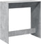 vidaXL - Bartafel - 102x50x103,5 - cm - bewerkt - hout - betongrijs