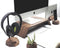 Oakywood Monitor Stand - Massief Walnoot - Echt Hout Beeldschermverhoger iMac Standaard - Ergonomisch en Stijlvol