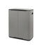 Brabantia Bo Prullenbak - 2 x 30 liter - Afvalscheiding - Mineral Concrete Grey (2 stuks)