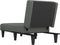 vidaXL - Chaise - longue - stof - donkergrijs