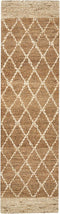 ZORAVA - Laagpolig vloerkleed - Beige - 80 x 300 cm - Jute