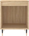 vidaXL - Nachtkastje - 40x35x50 - cm - bewerkt - hout - sonoma - eikenkleurig