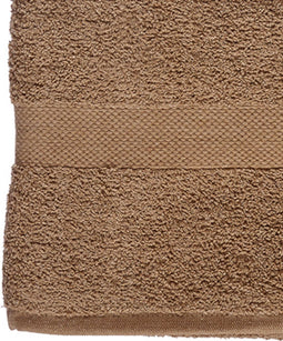 Berilo Handdoek 90 X 150 Cm Katoen Bruin